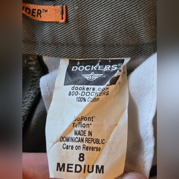 DOCKER'S Mens Stain Defender Classic Tan Trousers - Picture 7 of 12